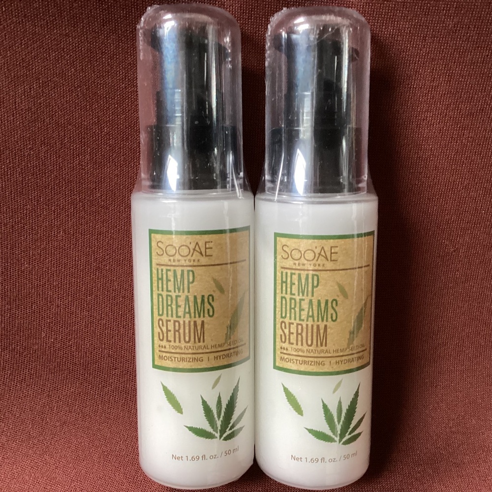 Soo’AE New York Hemp Dreams Serum Bundle New/Sealed 50 ml serum